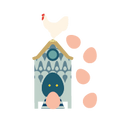 Des oeufs de poules heureuses