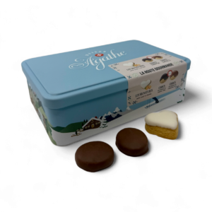 boite biscuits metal la route gourmande . biscuits artisanaux suisses