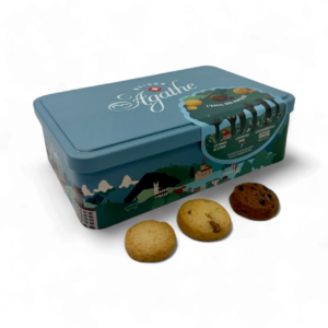 boite cadeaux Agathe. assortiment de biscuits suisses artisanaux